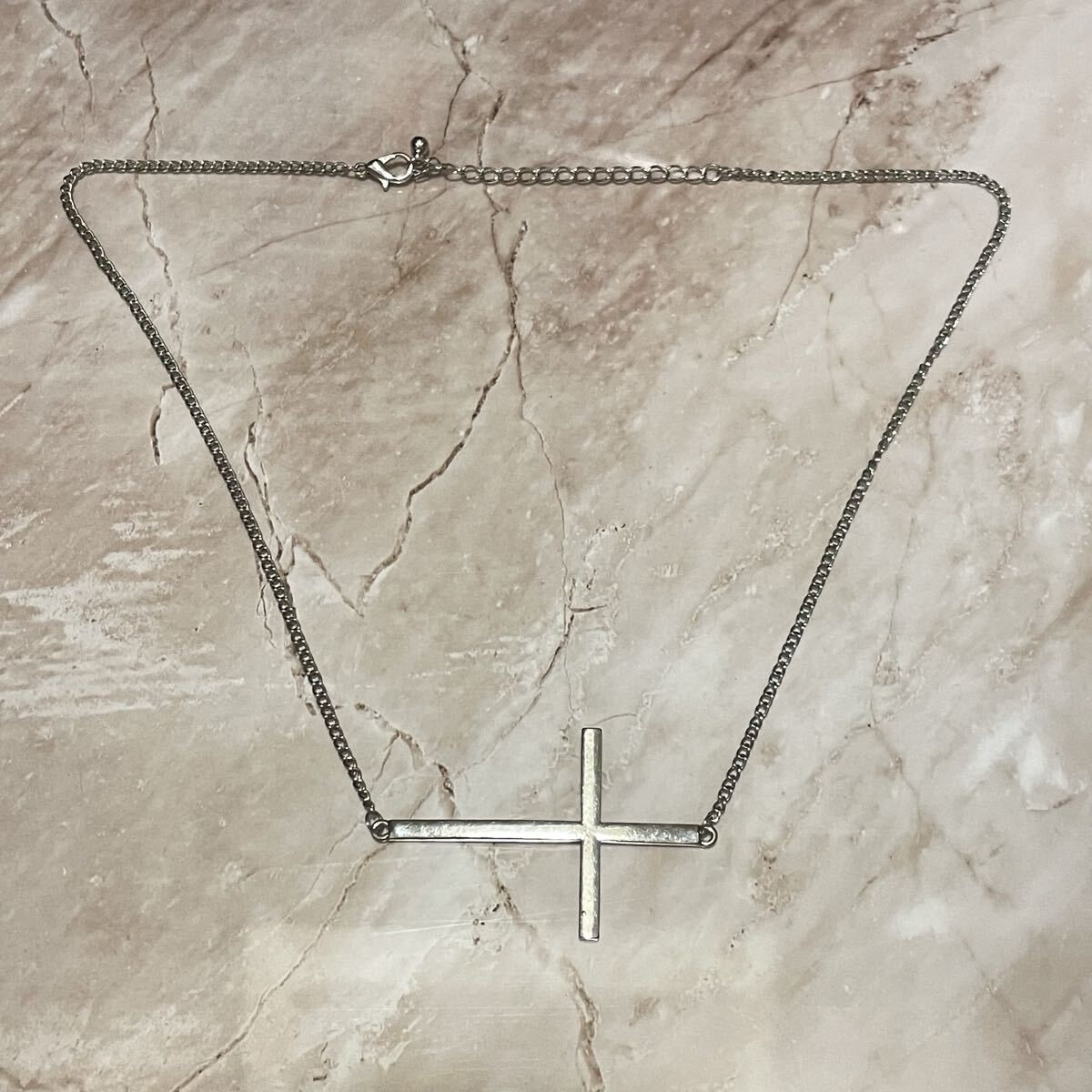 Y2K archive Opium Big Cross Necklace Cross Big Cross … - Gem