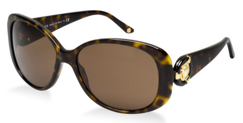 RARE NEW Genuine VERSACE Gold 3D Medusa Tortoise Brown Sunglasses VE 4221 108/73 - Picture 1 of 4