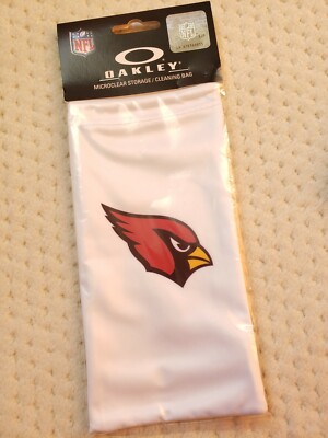 NWT Oakley NFL Microclear Storage Cleaning Microbag, Arizona Cardinals