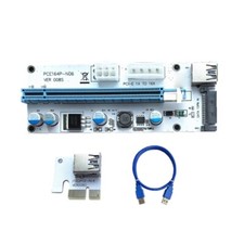 VER008S PCIE x1 to USB 3.0 Transfer Extension Adapter 6PIN Power Coonnection