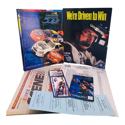Dale Earnhardt Sr. Last Final Race Ticket Stub Nascar 2001 Daytona 500 Programm