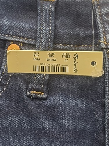 Madewell Jeans Womens 27x29 Skinny Fit High Rise Ankle Cut Magic Pockets - Picture 2 of 16