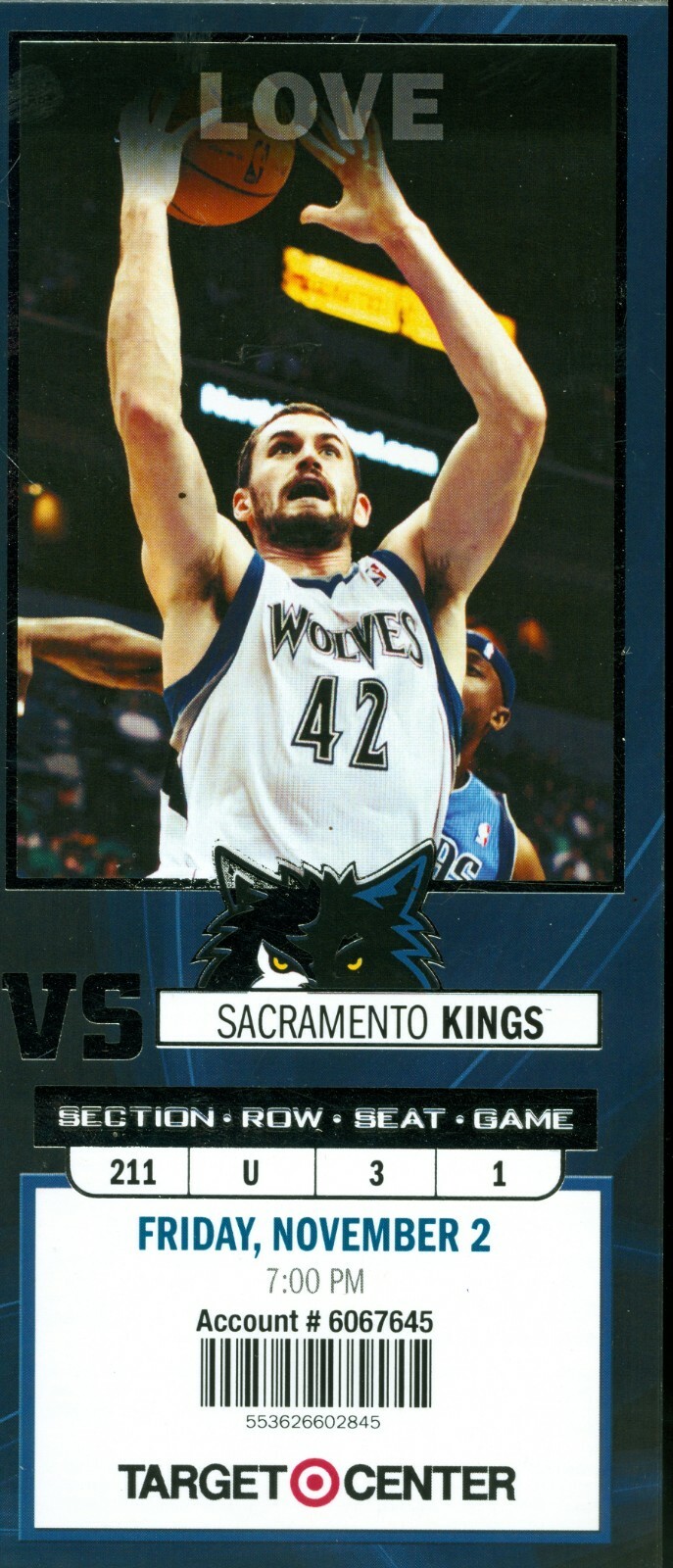 201213 Minnesota Timberwolves Complete Season Ticket Book 59 Tickets