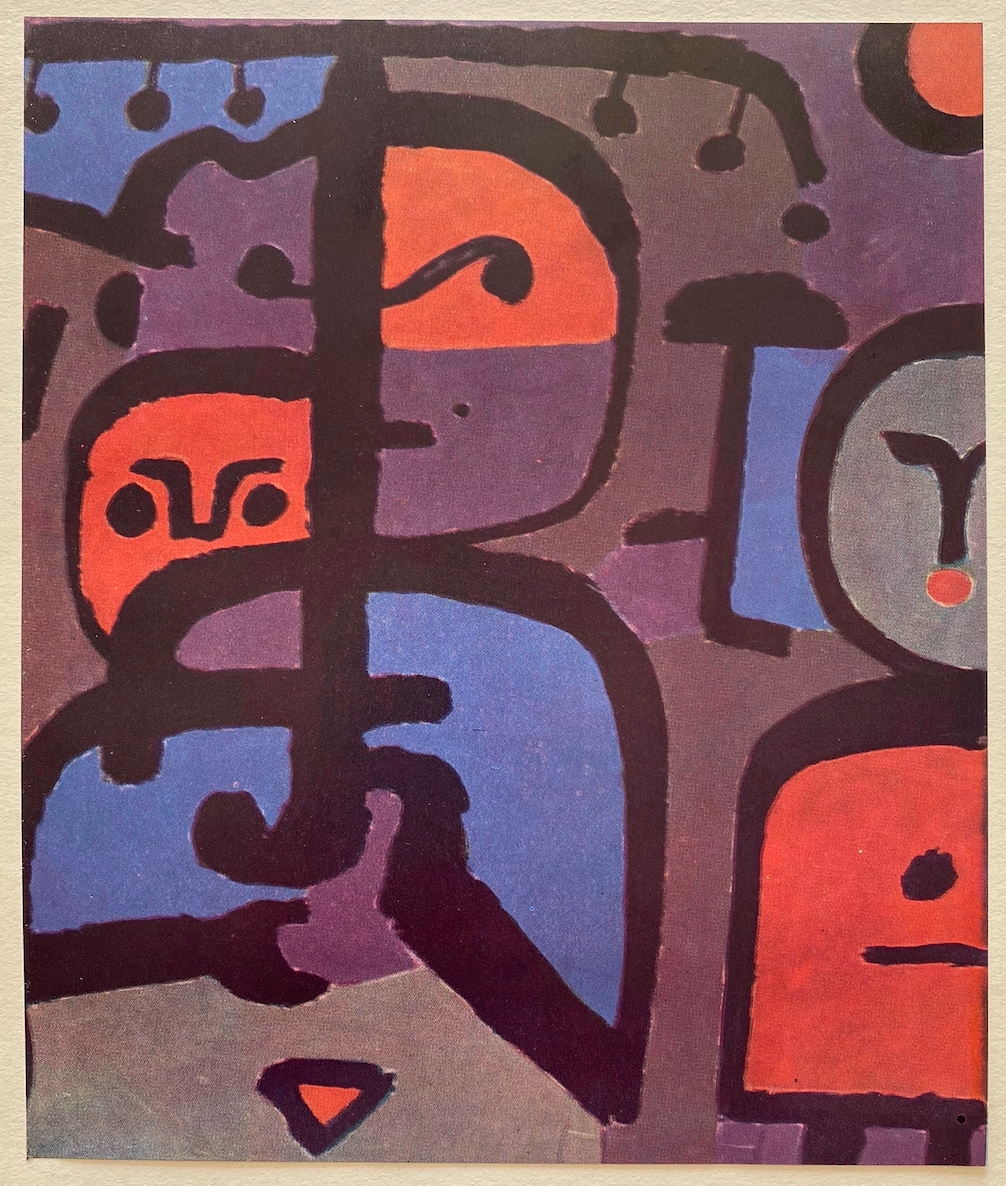 PAUL KLEE RARE VINTAGE 1959 FINE ART LITHOGRAPH PRINT 
