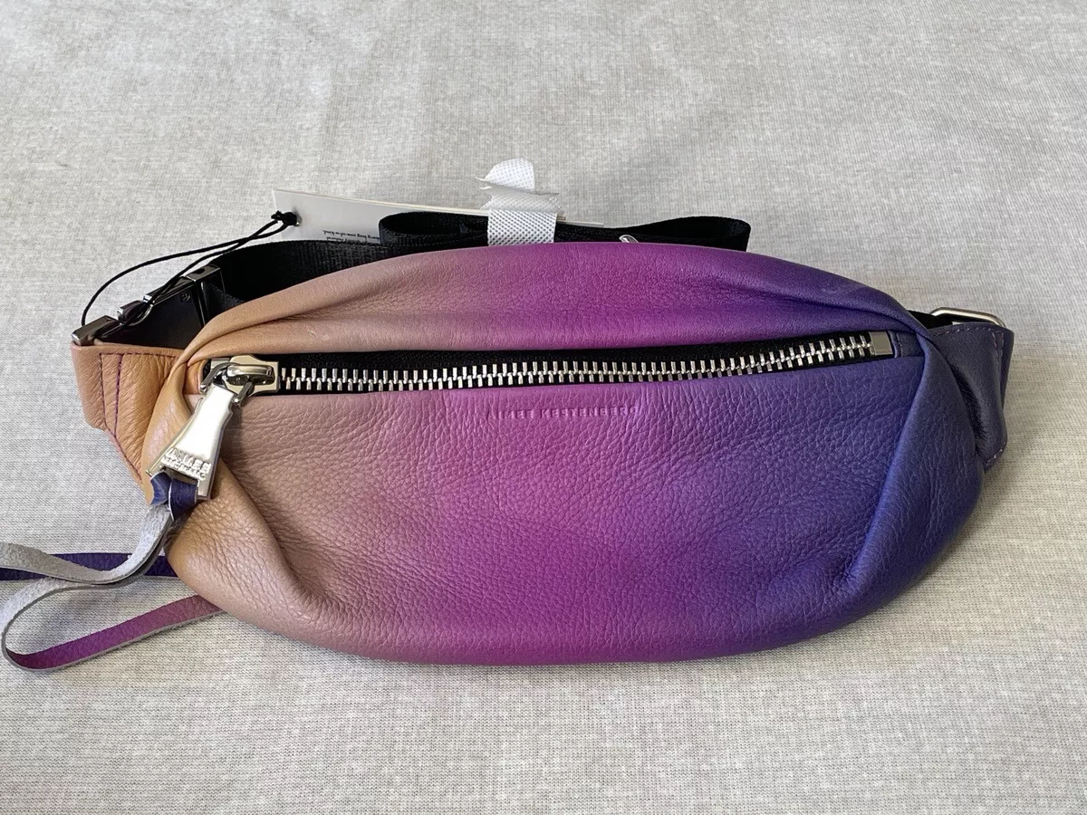 Aimee Kestenberg Milan Multicolor Fanny Pack Belt Bag Silver Hardware