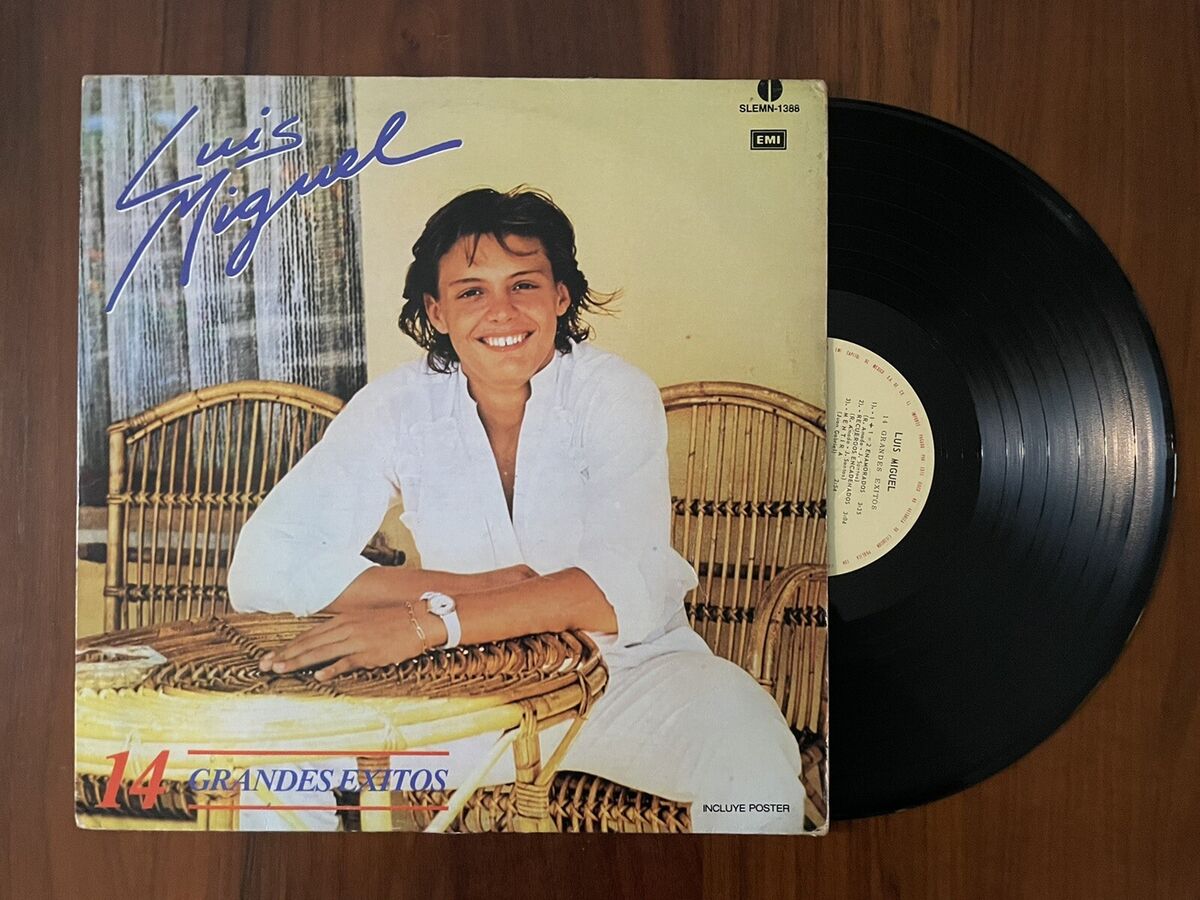 Luis Miguel - 14 Grandes Exitos [LP VINYL] EMI Mexico 1986 VG+