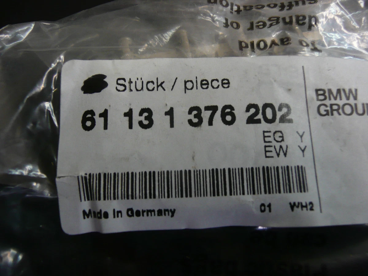 5x NEW GENUINE BMW SNAP-IN RECEPTACLE 2.5 0,5-1,0MM² 61131376202