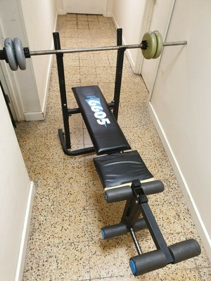 York Fitness 6605 Bench With Leg Extension Ebay