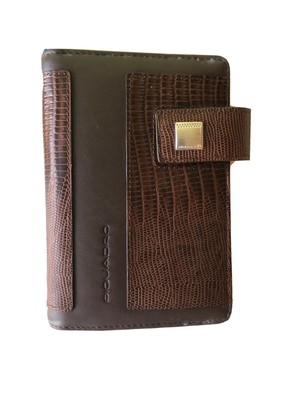 PIQUADRO Organizer Agenda Piccola In Pelle Colore Marrone Elegante | eBay