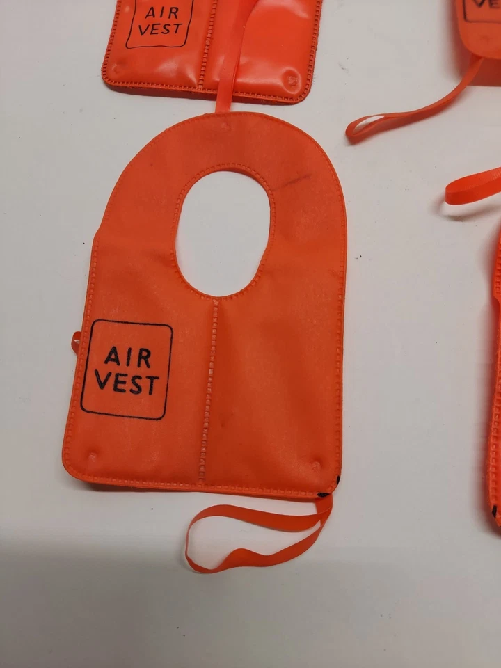 Lote de accesorios chaleco salvavidas vintage años 70 GI Joe Action Pilot Scramble Air Foto 2 de 4