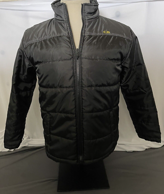 CB SPORTS Boys 18/20 XL Black Gray 2 in 1 Jacket Coat Detachable
