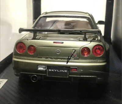 Nissan Skyline GTR R34 V-Spec II – Ignition Model 1/18 – Millenium Jade / BBS