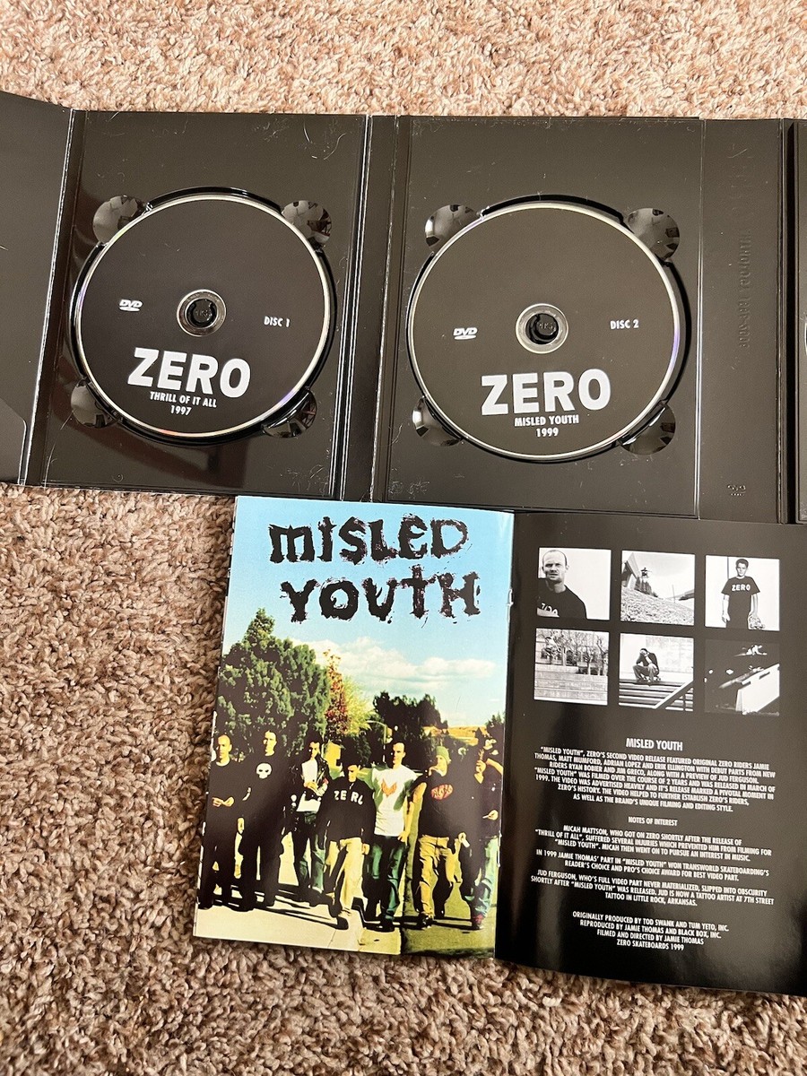 ZERO Skateboards Anthology DVD Box Set Skate Video 5 Discs 1996