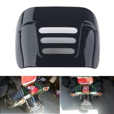 Black ABS Tail Light Visor Cover For Harley Softail Dyna Electra Road Glide King