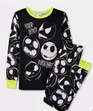 The Nightmare Before Christmas Jack Skellington Boy's 2pc Pajama Set