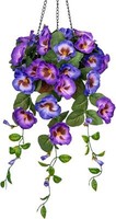 Kunstblumen StiefmüTterchen HäNgend KüNstliche Blumen Pansy 70Cm