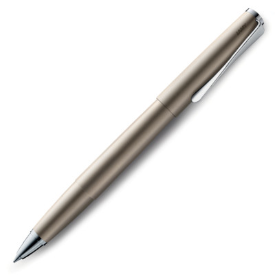 LAMY Studio Rollerball Pen – Edelstahl, Schlankes Design, Mit Clip (Modell L365)