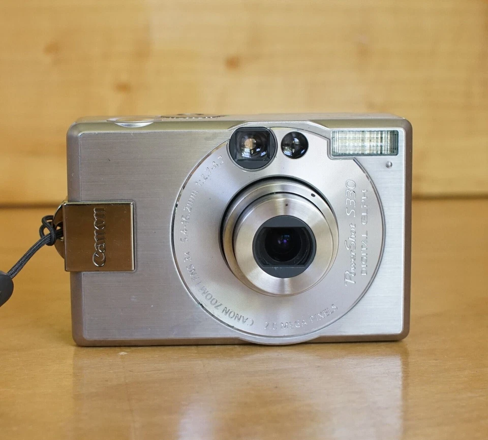 Canon Powershot Digital Elph S330 2MP 3x Zoom Tested Working w/ Underwater Case - image 4 of 4