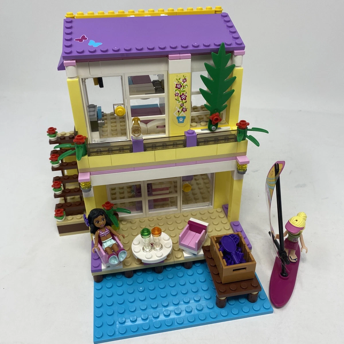 Lego friends stephanie s store beach house instructions