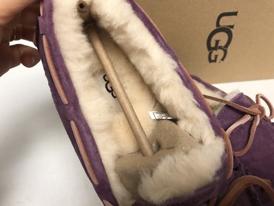 UGG W DAKOTA モカシン 6 パープル UGG Australia DAKOTA Mystic Purple SHEEPSKIN MOCCASIN SLIPPERS