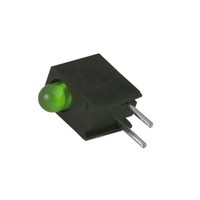 2X L-7104EW/1GD Led Im GehäUse GrüN 3 Mm Anz.Dioden: 1 20Ma Linse: Diffus,GrüN K