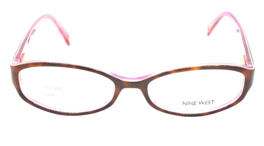 NINE WEST NW5048 232 MARRÓN TORT PÚRPURA BORDE COMPLETO MUJER MARCO DE GAFAS 52-17-125 Foto 2 de 4