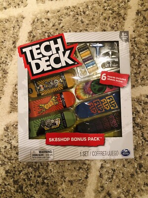 Tech Deck SK8SHOP Bonus Pack 6 Boards Set