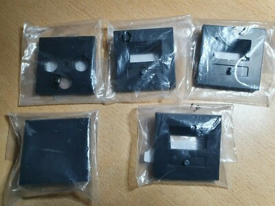 5er Set Kopp Athenis HK07, Anthrazit, 3x UAE Abdeckung,1x TV/Radio,1x Wippe, Neu