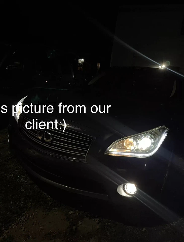 Infiniti M37 M57 Opening motion LED DRL & Sequential Headlight Set OEM PLUG&PLAY — 第 2/4 张图片