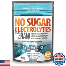 FAST LYTE No Sugar Electrolytes Powder in The Raw | Mix in Coffee, Soup, Juic