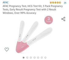 AFAC Pregnancy Test, HCG Test Kit, 3 Pack Pregnancy Tests, Early Result Pregnanc