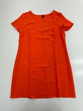 Shein Orange Short Sleeve Dress Womens Size Small