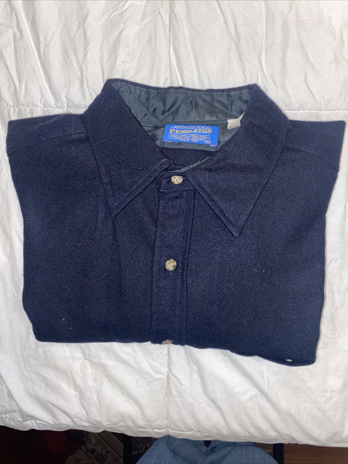 Pendleton men’s extra large virgin wool shirt Wit… - image 1