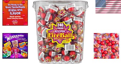 Experience the Heat: 240 Atomic Fireball Cinnamon Candies