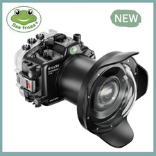 Seafrogs 40M Camera Underwater Waterproof Housing For Sony A7RV+WA005A Dome Port