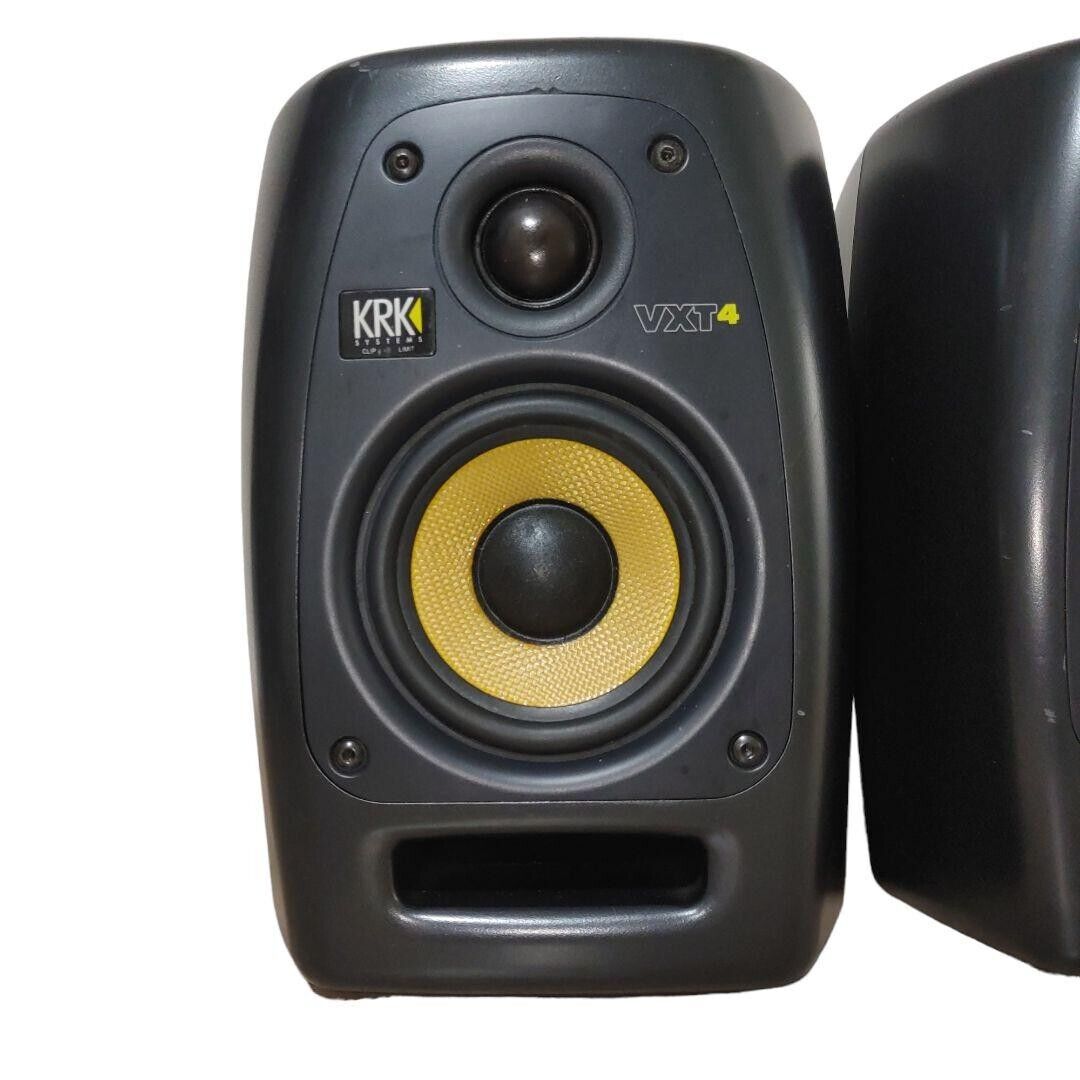 Pair 2x KRK VXT4 Powered Active Studio Monitor Speaker DJ Pair 2x KRK VXT4 Powered Active Studio Monitor Speaker DJ