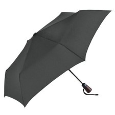 ShedRain 301731 Vented Auto Open Compact Umbrella with WindPro Technology Black