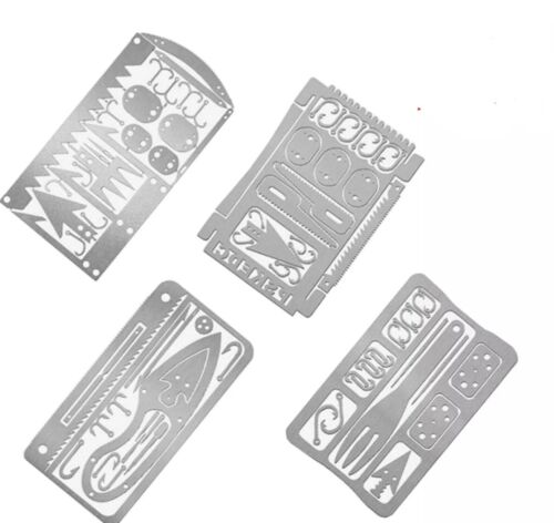 4pcs Survival Card, Best Multitool EDC Get All 4 GET IT FAST ~ US SHIPPER - Picture 1 of 5