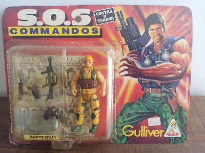 VERY RARE - NEW BLISTER SOS Commandos WHITE BILLY BOOTLEG GI