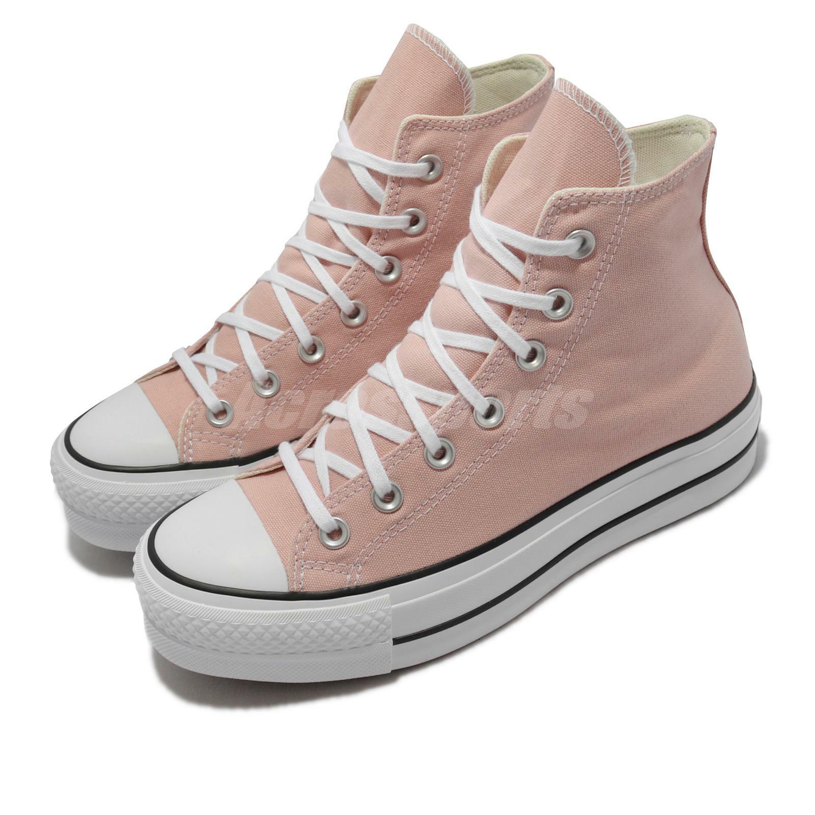 Converse Chuck Taylor All Star Lift Pink White Women Casual Platform  572721C | eBay