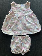 Patito Bebe Spanish Summer Floral Bloomer 2 Piece Set