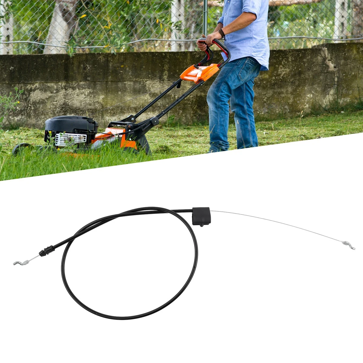 1 Pcs Lawn Mower Lawnmower Throttle Pull Cable Engine Control