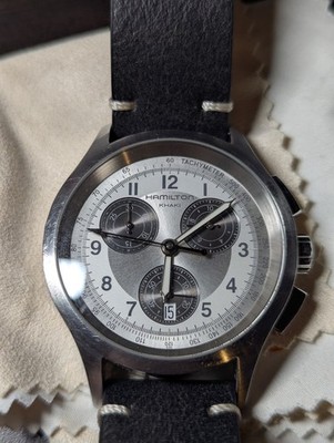 HAMILTON KHAKI QUARZ CHRONO HERREN UHR 40MM VINTAGE RAR H764120