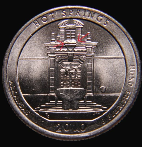2010-P America the Beautiful Quarters Hot Springs — photo from the most recent tracked eBay sale