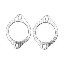 2 PCS Car Exhaust Gasket 2-Bolt Exhaust Pipe Flange Gasket, Car 3 Inch