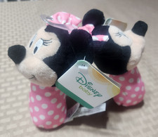 Lot of 2 x Disney Baby Minnie Mouse Hand Rattles Pink Kids Preferred 6"
