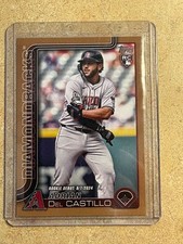 2025 Topps Update Adrian Del Castillo Rookie Debut Gold Border /2025  Dbacks