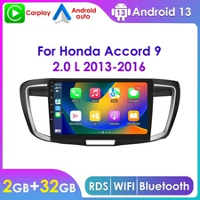 Wireless CarPlay Android 13.0 Car Stereo Radio For Honda Accord 9 2.0L 2013-2017