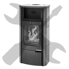 Ersatzteile Kaminofen Caminos Prestige Scheibe Dichtung Brennraum Vermiculite