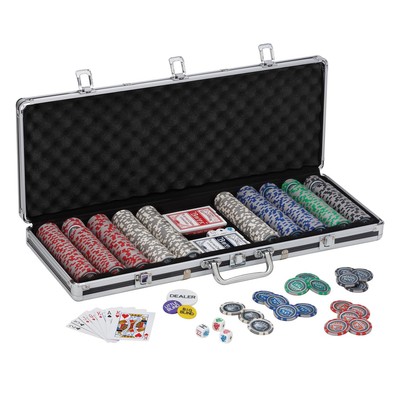 Fat Cat Bling 13.5 Gram Texas Hold 'em Clay Poker Chip Set with Aluminum Case...
